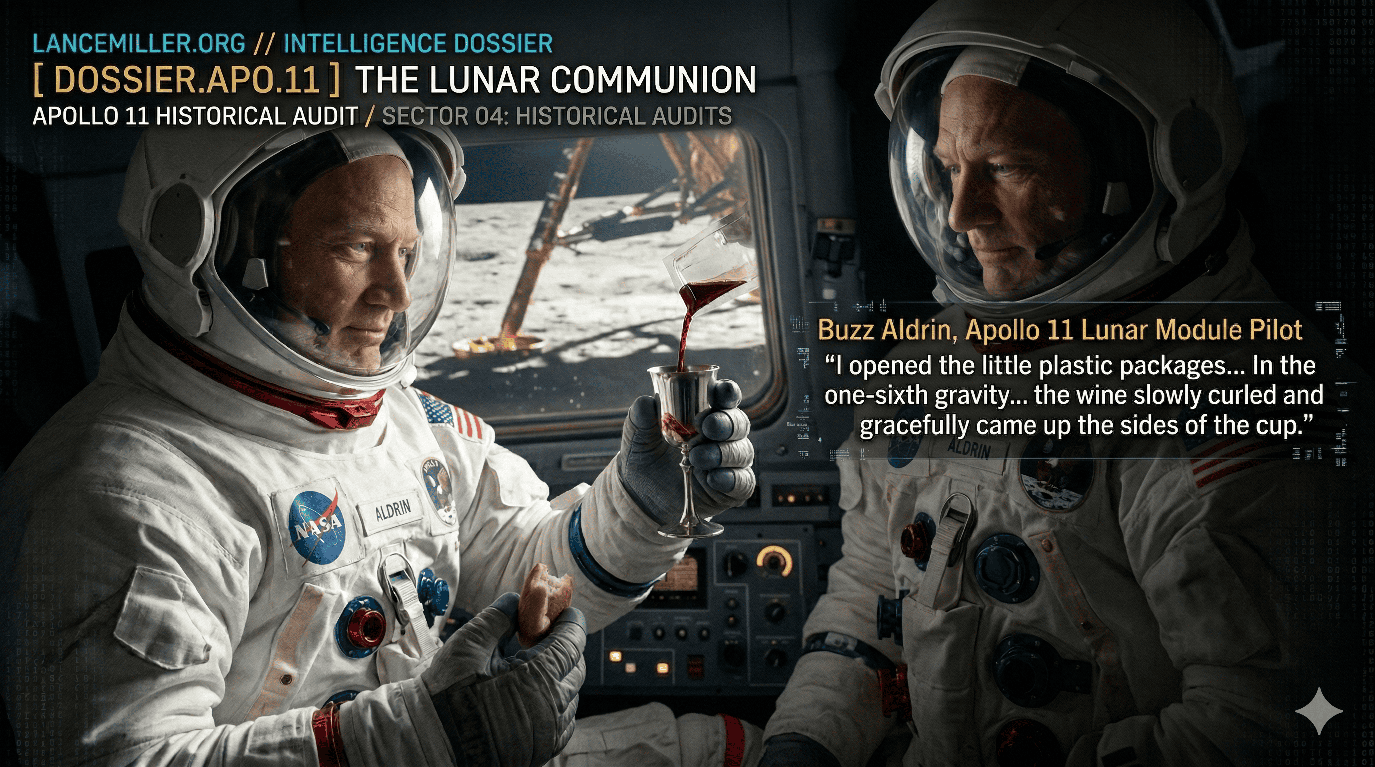 The Lunar Communion: Apollo 11 Historical Audit