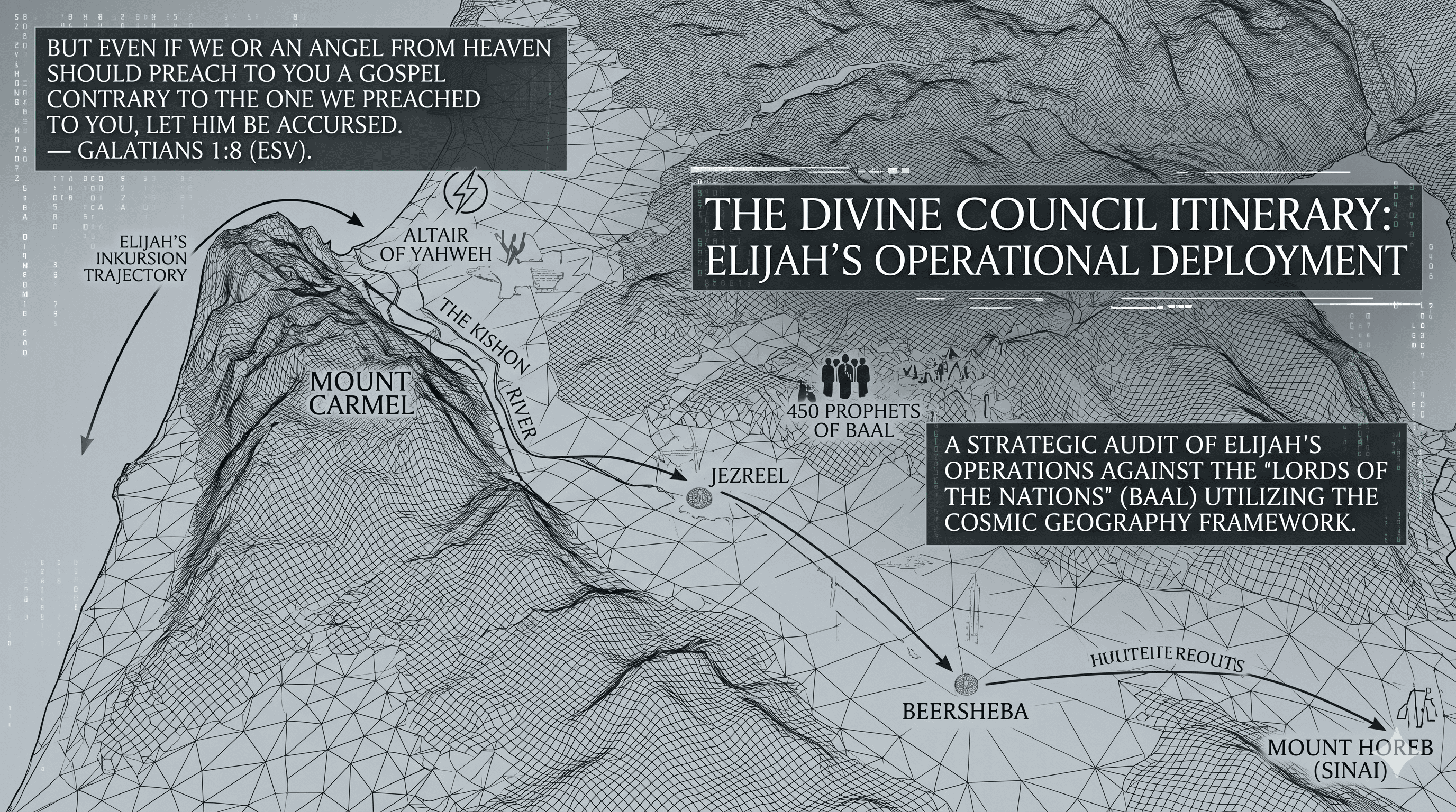 The Divine Council Incursion: Elijah's Operational Deployment