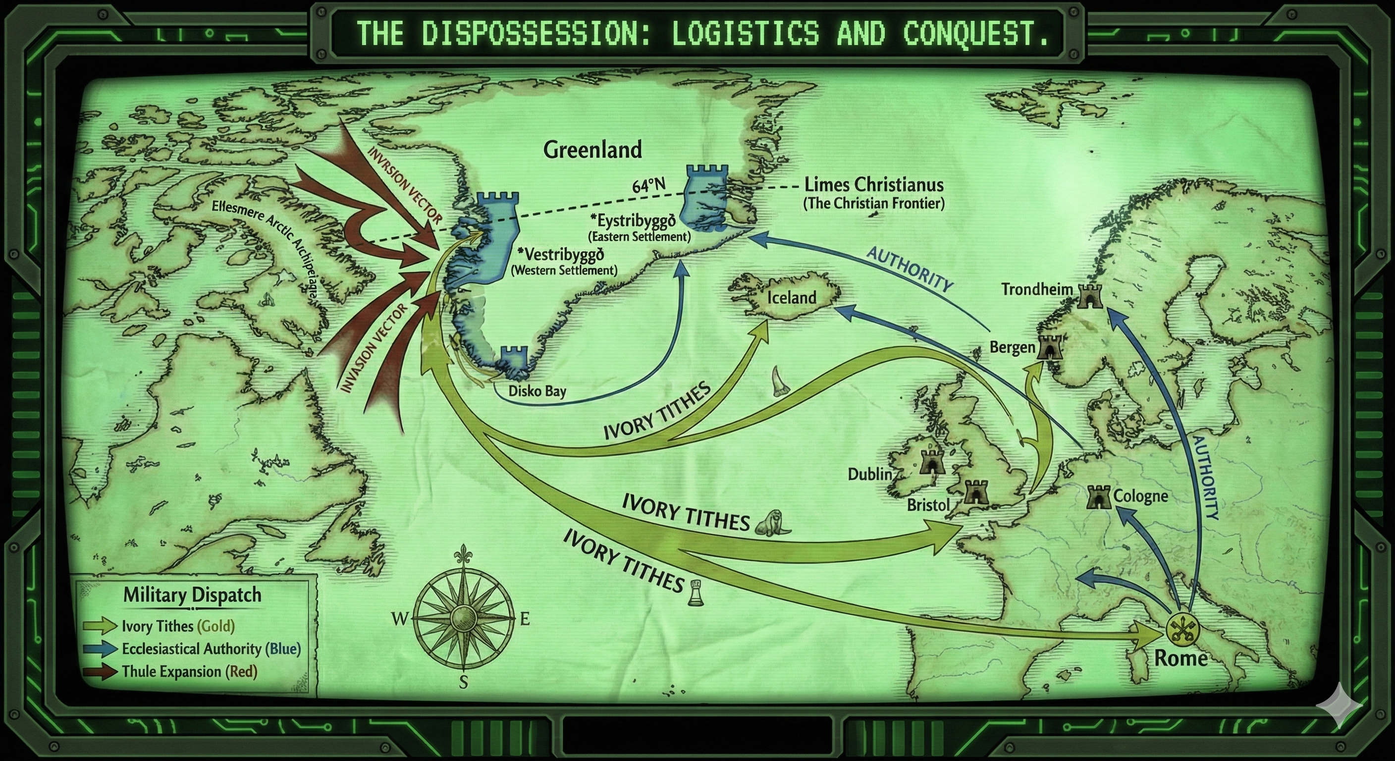 Greenland Dispossession Terminal Map